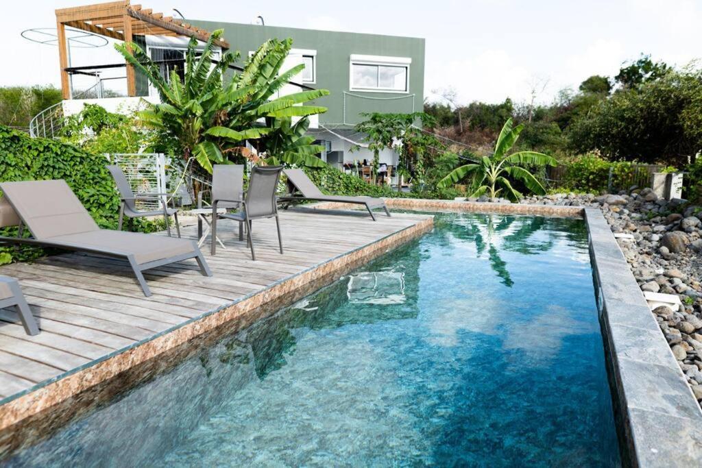 T2 Chaleureux & Piscine En Pleine Nature Petit-Canal Exteriér fotografie